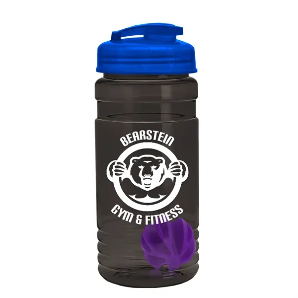 20 oz / 600ml Transparent Shaker Bottle with Mixing Ball and... from ASI 40480 Koozie Group
