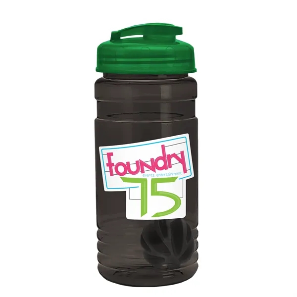 20 oz / 600ml Transparent Shaker Bottle with Mixing Ball and... from ASI 40480 Koozie Group
