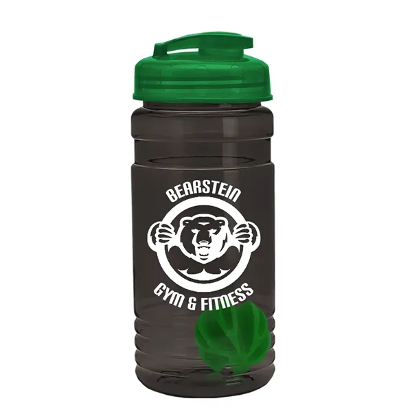20 oz / 600ml Transparent Shaker Bottle with Mixing Ball and... from ASI 40480 Koozie Group