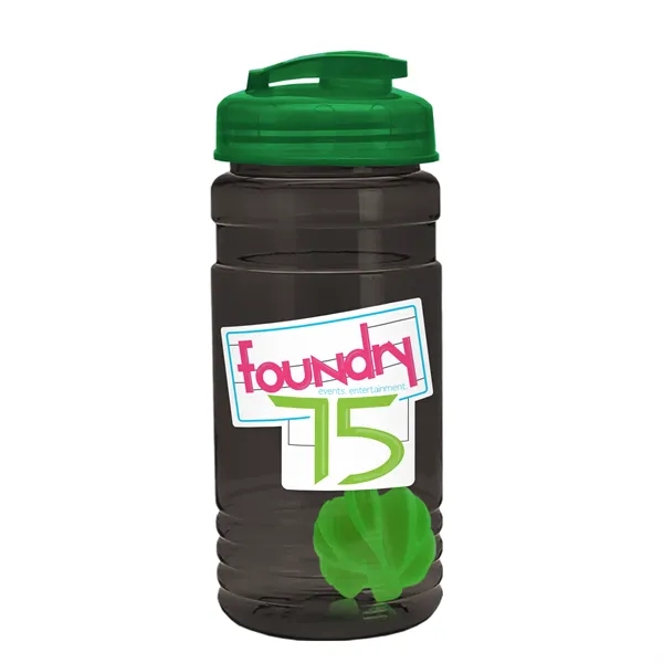 20 oz / 600ml Transparent Shaker Bottle with Mixing Ball and... from ASI 40480 Koozie Group