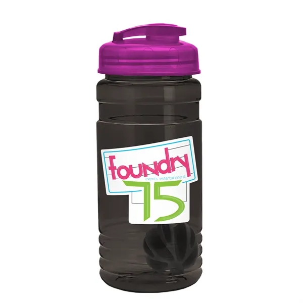 20 oz / 600ml Transparent Shaker Bottle with Mixing Ball and... from ASI 40480 Koozie Group