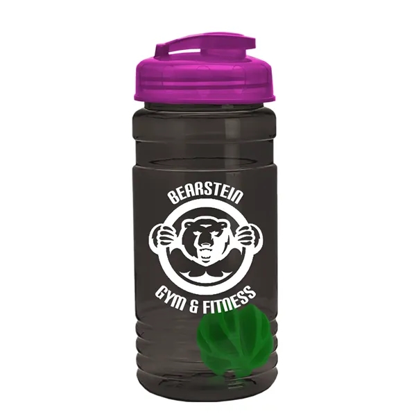 20 oz / 600ml Transparent Shaker Bottle with Mixing Ball and... from ASI 40480 Koozie Group