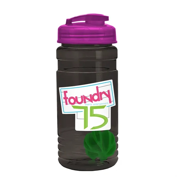 20 oz / 600ml Transparent Shaker Bottle with Mixing Ball and... from ASI 40480 Koozie Group
