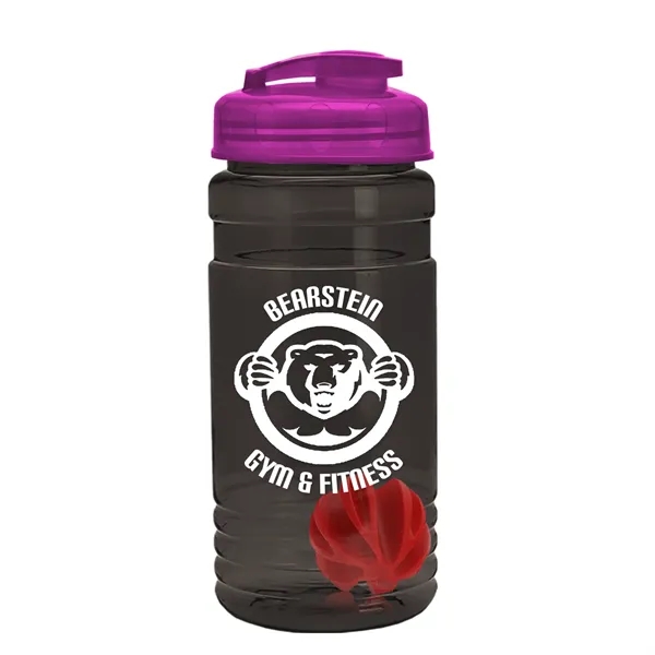20 oz / 600ml Transparent Shaker Bottle with Mixing Ball and... from ASI 40480 Koozie Group