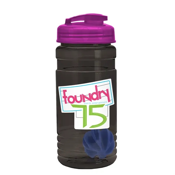 20 oz / 600ml Transparent Shaker Bottle with Mixing Ball and... from ASI 40480 Koozie Group