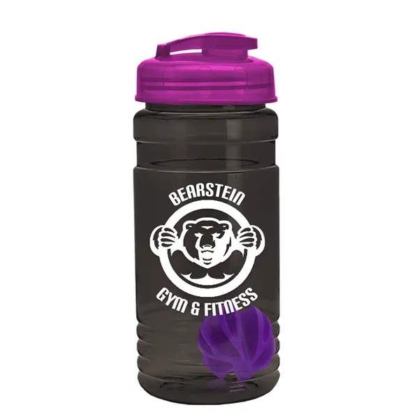 20 oz / 600ml Transparent Shaker Bottle with Mixing Ball and... from ASI 40480 Koozie Group