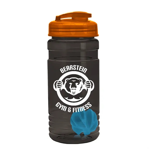 20 oz / 600ml Transparent Shaker Bottle with Mixing Ball and... from ASI 40480 Koozie Group