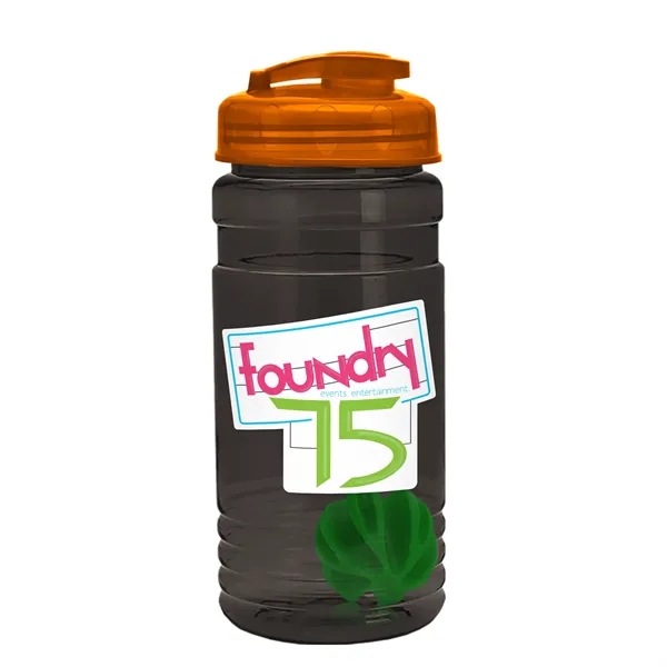 20 oz / 600ml Transparent Shaker Bottle with Mixing Ball and... from ASI 40480 Koozie Group