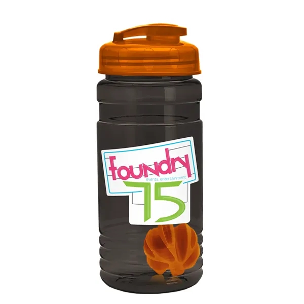 20 oz / 600ml Transparent Shaker Bottle with Mixing Ball and... from ASI 40480 Koozie Group
