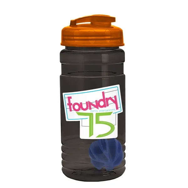 20 oz / 600ml Transparent Shaker Bottle with Mixing Ball and... from ASI 40480 Koozie Group