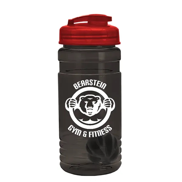 20 oz / 600ml Transparent Shaker Bottle with Mixing Ball and... from ASI 40480 Koozie Group