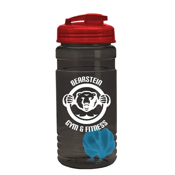 20 oz / 600ml Transparent Shaker Bottle with Mixing Ball and... from ASI 40480 Koozie Group