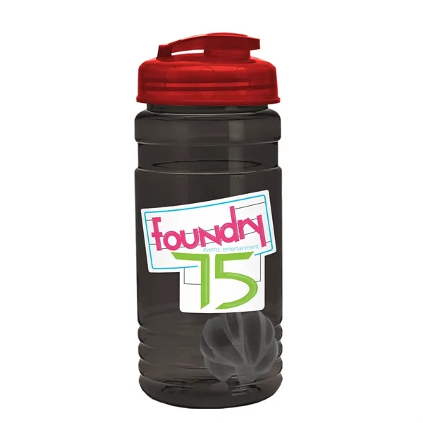 20 oz / 600ml Transparent Shaker Bottle with Mixing Ball and... from ASI 40480 Koozie Group