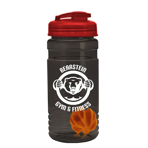 20 oz / 600ml Transparent Shaker Bottle with Mixing Ball and... from ASI 40480 Koozie Group