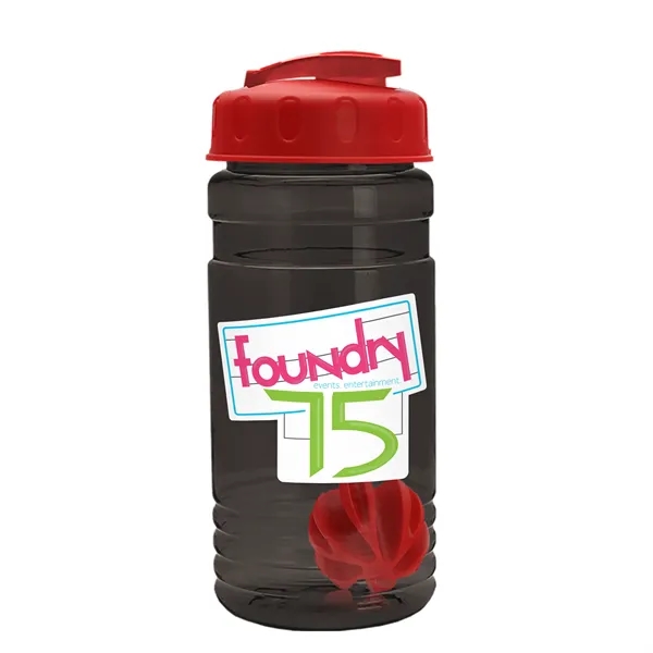 20 oz / 600ml Transparent Shaker Bottle with Mixing Ball and... from ASI 40480 Koozie Group