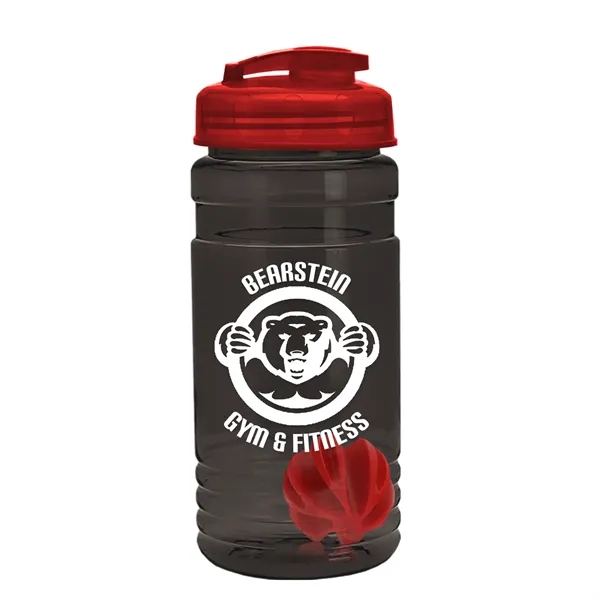 20 oz / 600ml Transparent Shaker Bottle with Mixing Ball and... from ASI 40480 Koozie Group
