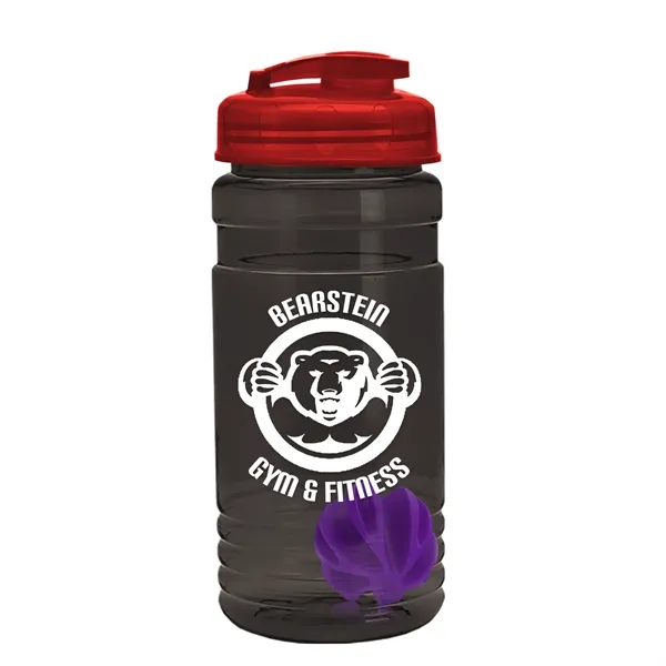 20 oz / 600ml Transparent Shaker Bottle with Mixing Ball and... from ASI 40480 Koozie Group