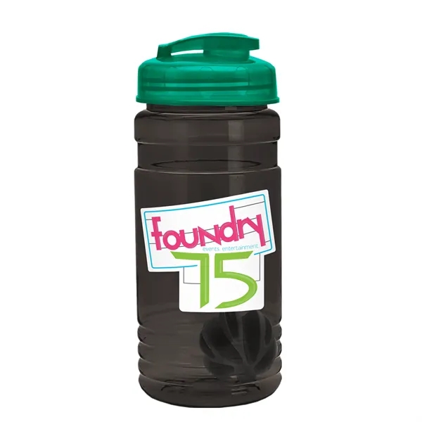 20 oz / 600ml Transparent Shaker Bottle with Mixing Ball and... from ASI 40480 Koozie Group