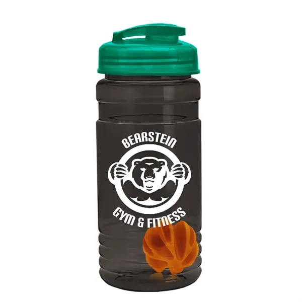 20 oz / 600ml Transparent Shaker Bottle with Mixing Ball and... from ASI 40480 Koozie Group
