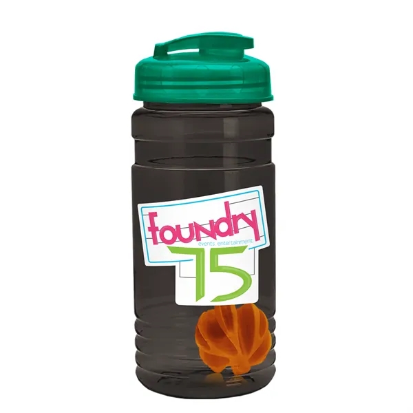 20 oz / 600ml Transparent Shaker Bottle with Mixing Ball and... from ASI 40480 Koozie Group