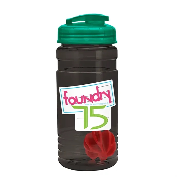 20 oz / 600ml Transparent Shaker Bottle with Mixing Ball and... from ASI 40480 Koozie Group