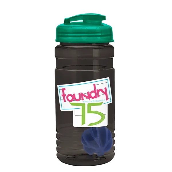 20 oz / 600ml Transparent Shaker Bottle with Mixing Ball and... from ASI 40480 Koozie Group