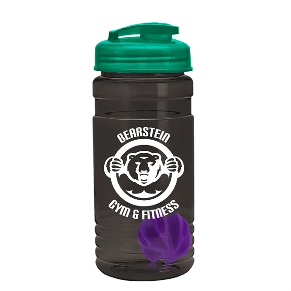 20 oz / 600ml Transparent Shaker Bottle with Mixing Ball and... from ASI 40480 Koozie Group