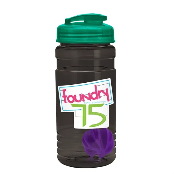 20 oz / 600ml Transparent Shaker Bottle with Mixing Ball and... from ASI 40480 Koozie Group