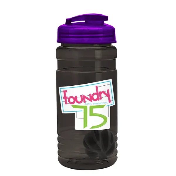 20 oz / 600ml Transparent Shaker Bottle with Mixing Ball and... from ASI 40480 Koozie Group