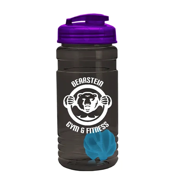 20 oz / 600ml Transparent Shaker Bottle with Mixing Ball and... from ASI 40480 Koozie Group