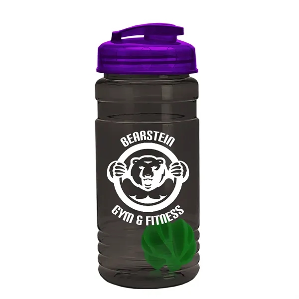20 oz / 600ml Transparent Shaker Bottle with Mixing Ball and... from ASI 40480 Koozie Group