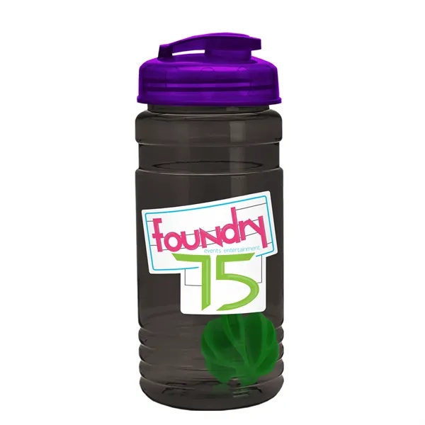 20 oz / 600ml Transparent Shaker Bottle with Mixing Ball and... from ASI 40480 Koozie Group