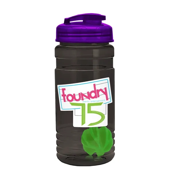20 oz / 600ml Transparent Shaker Bottle with Mixing Ball and... from ASI 40480 Koozie Group