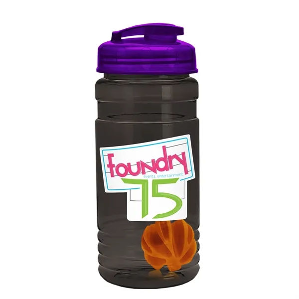 20 oz / 600ml Transparent Shaker Bottle with Mixing Ball and... from ASI 40480 Koozie Group
