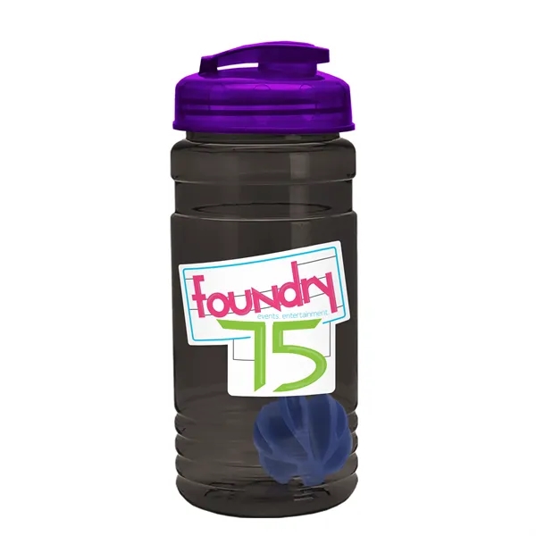 20 oz / 600ml Transparent Shaker Bottle with Mixing Ball and... from ASI 40480 Koozie Group