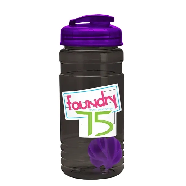 20 oz / 600ml Transparent Shaker Bottle with Mixing Ball and... from ASI 40480 Koozie Group