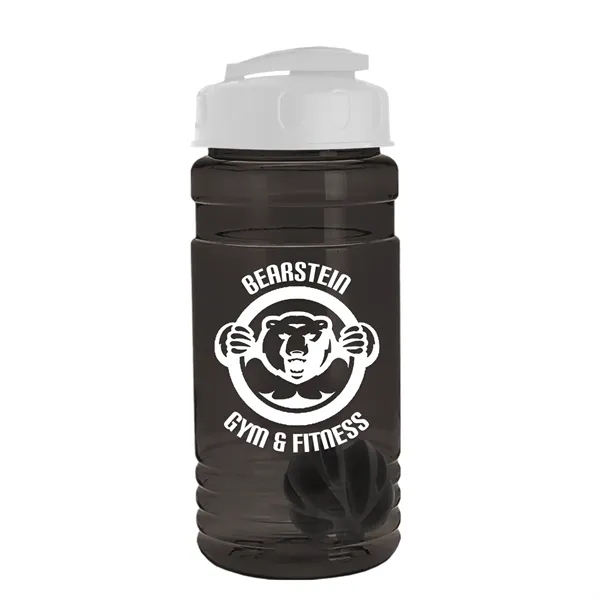 20 oz / 600ml Transparent Shaker Bottle with Mixing Ball and... from ASI 40480 Koozie Group
