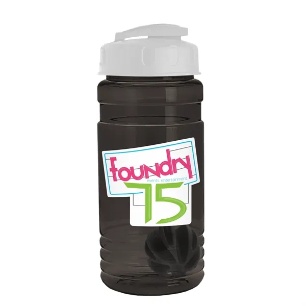 20 oz / 600ml Transparent Shaker Bottle with Mixing Ball and... from ASI 40480 Koozie Group