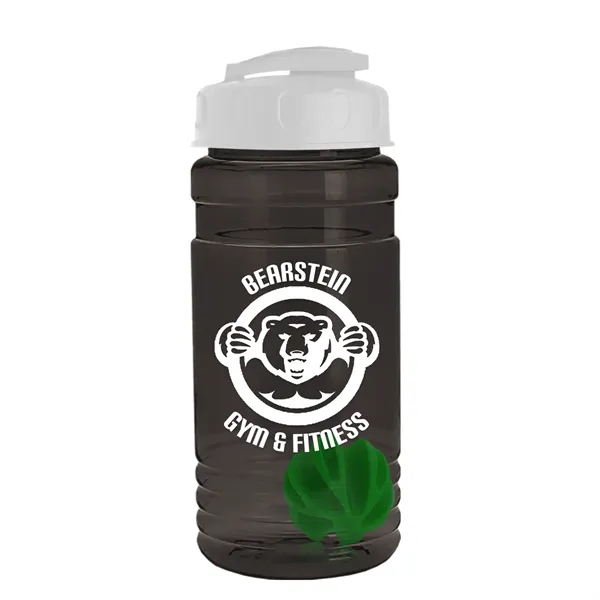 20 oz / 600ml Transparent Shaker Bottle with Mixing Ball and... from ASI 40480 Koozie Group