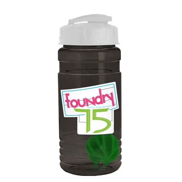 20 oz / 600ml Transparent Shaker Bottle with Mixing Ball and... from ASI 40480 Koozie Group
