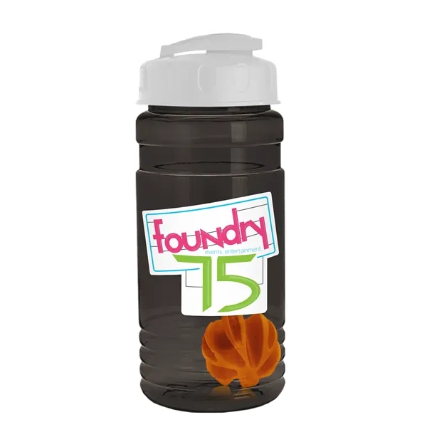 20 oz / 600ml Transparent Shaker Bottle with Mixing Ball and... from ASI 40480 Koozie Group