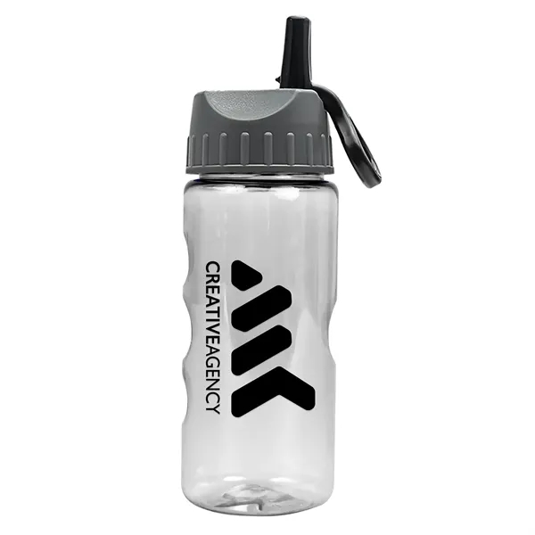 22 oz Mini Mountain Bottle w/ Flip Straw Lid... from ASI 40480 Koozie Group