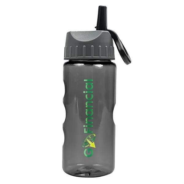 22 oz Mini Mountain Bottle w/ Flip Straw Lid... from ASI 40480 Koozie Group