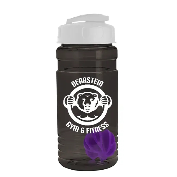 20 oz / 600ml Transparent Shaker Bottle with Mixing Ball and... from ASI 40480 Koozie Group