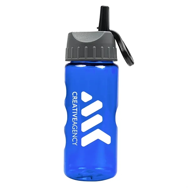 22 oz Mini Mountain Bottle w/ Flip Straw Lid... from ASI 40480 Koozie Group