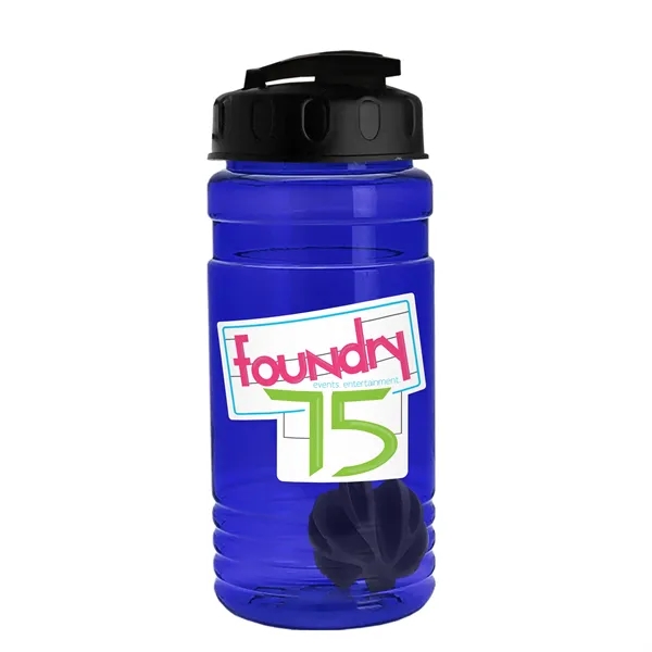 20 oz / 600ml Transparent Shaker Bottle with Mixing Ball and... from ASI 40480 Koozie Group