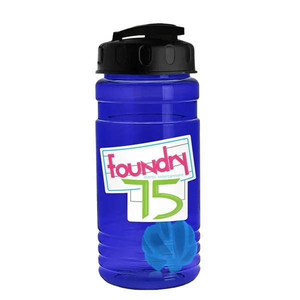 20 oz / 600ml Transparent Shaker Bottle with Mixing Ball and... from ASI 40480 Koozie Group