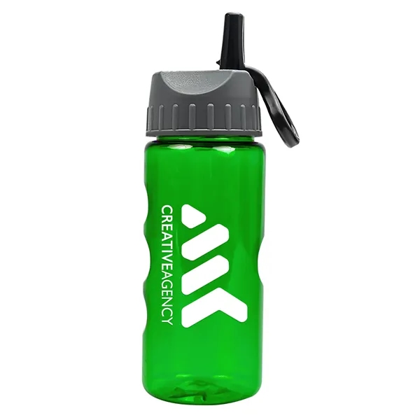 22 oz Mini Mountain Bottle w/ Flip Straw Lid... from ASI 40480 Koozie Group