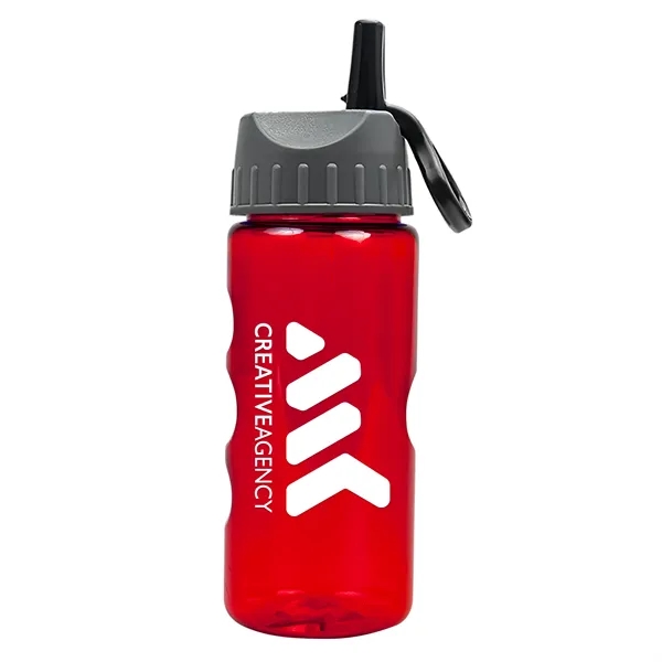 22 oz Mini Mountain Bottle w/ Flip Straw Lid... from ASI 40480 Koozie Group