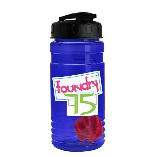 20 oz / 600ml Transparent Shaker Bottle with Mixing Ball and... from ASI 40480 Koozie Group